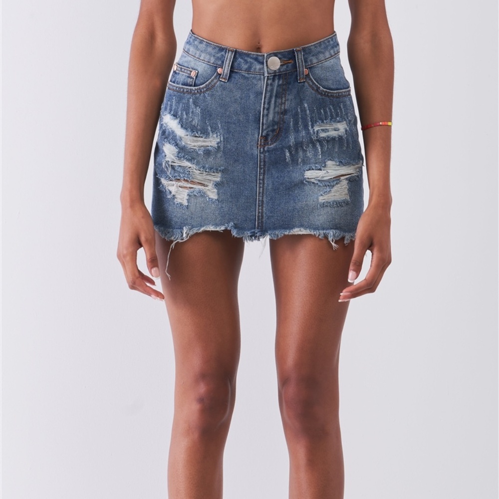 Jean mini skirt - Picture 4 of 4